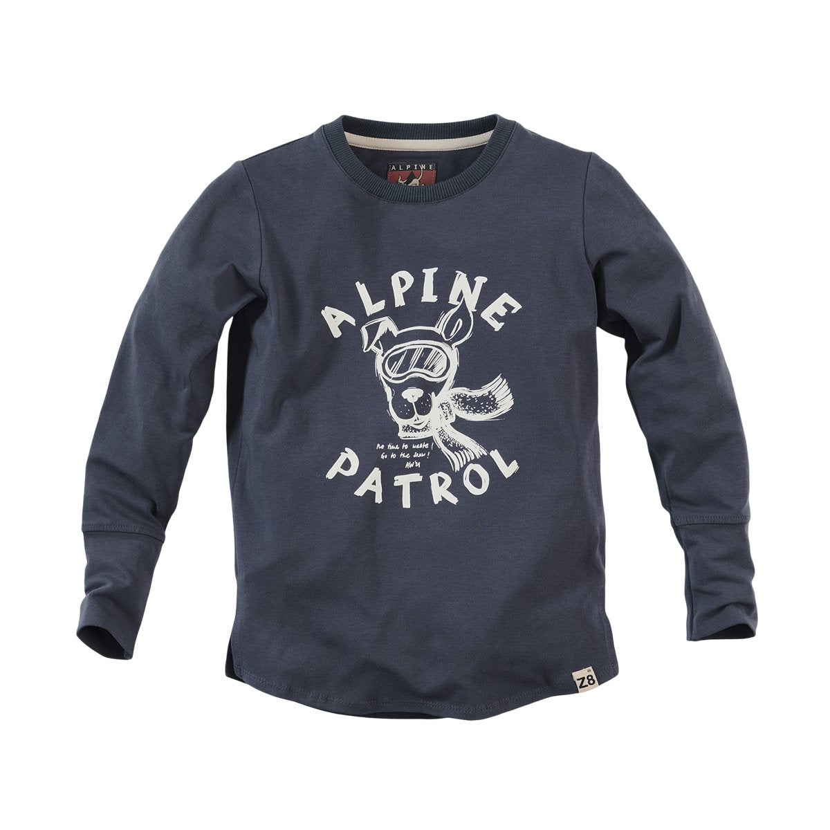 Jongens Sweater Timber van Z8 in de kleur Real steel in maat 140/146.