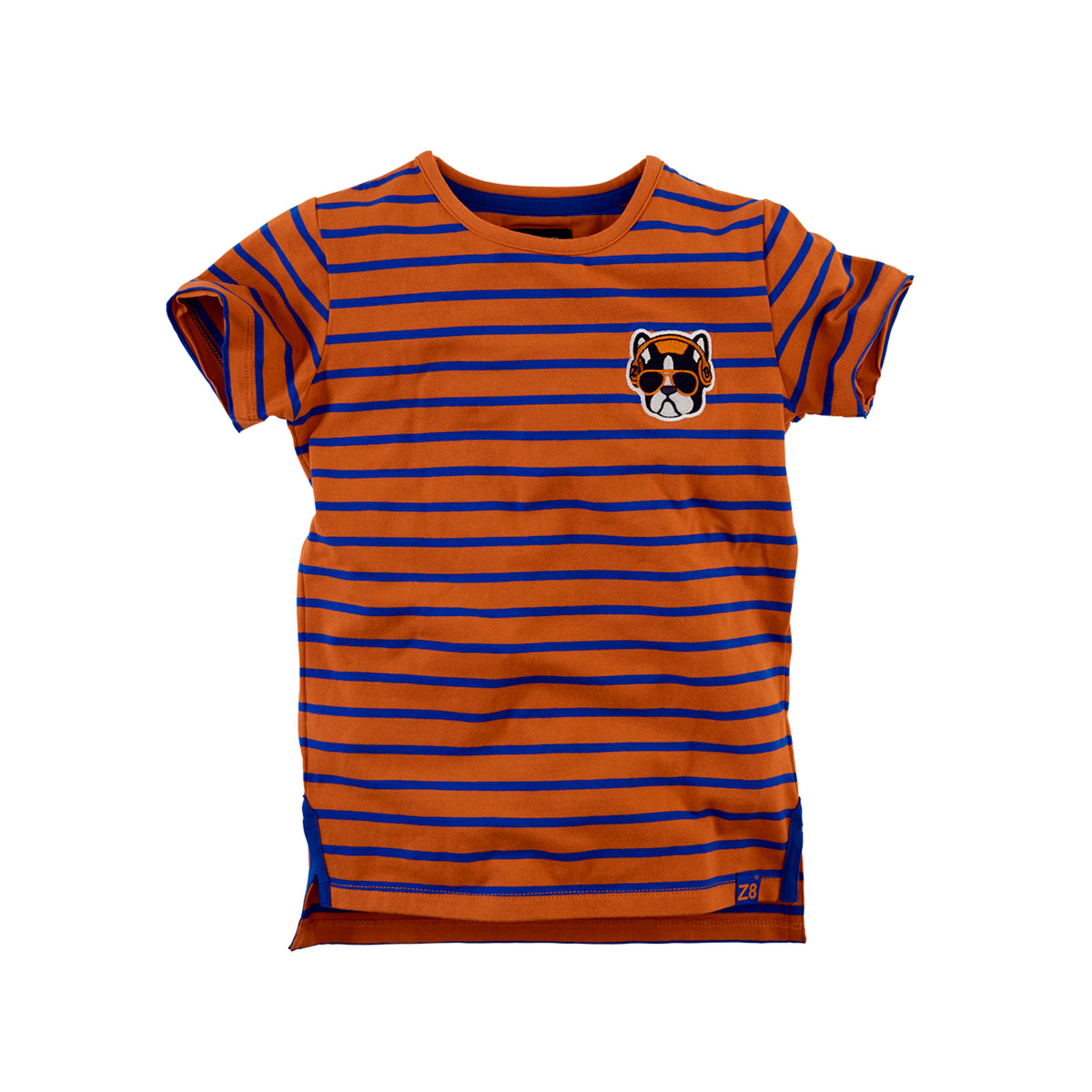 Jongens van Z8 in de kleur Cognac/Brilliant blue/Stripes in maat 140, 146.