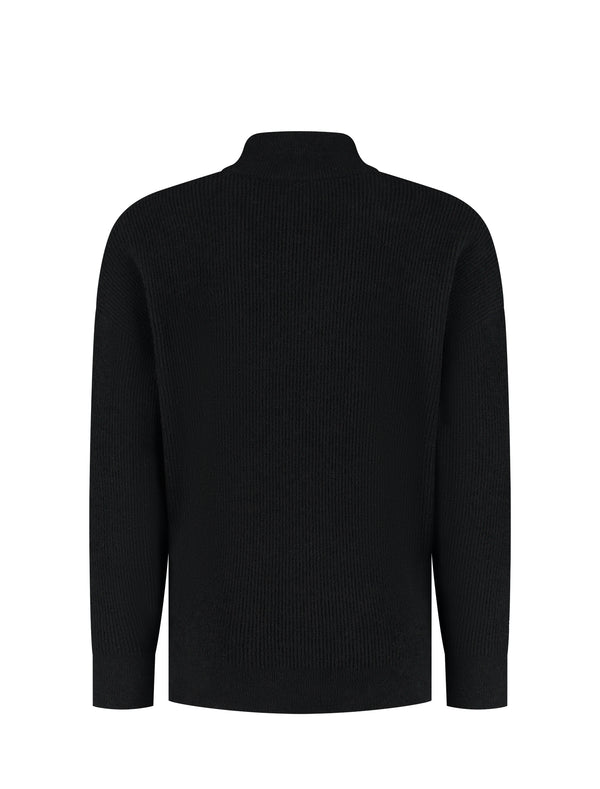 Ballin Amsterdam Junior Chenille Half-Zip Knitted Sweater
