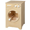 Van Dijk Toys houten speelgoed wasmachine - Naturel met wit (Kinderopvang kwaliteit)