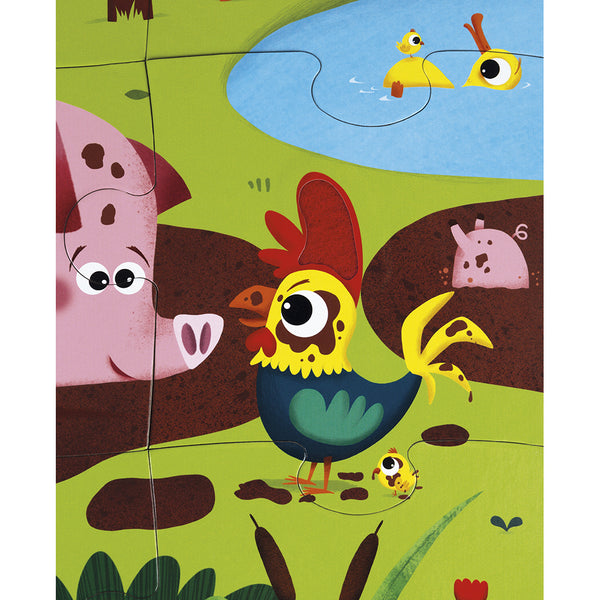 Janod Voelpuzzel - Boerderijdieren