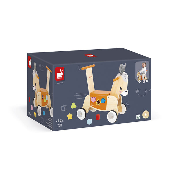 Janod Boerderij - Loopwagen Ezel