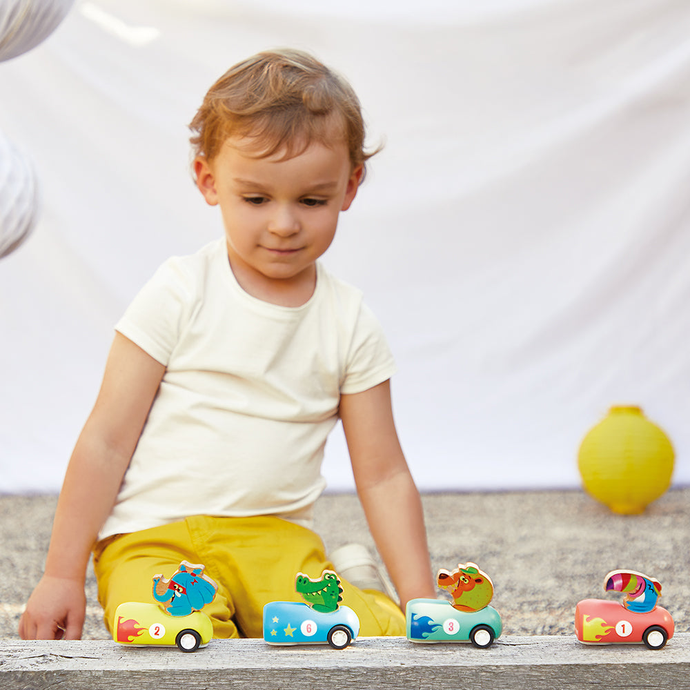 Janod Applepop - Auto pull back