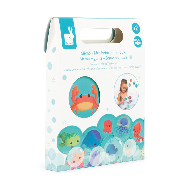 Janod Badspeelgoed - Memospel Baby Dieren