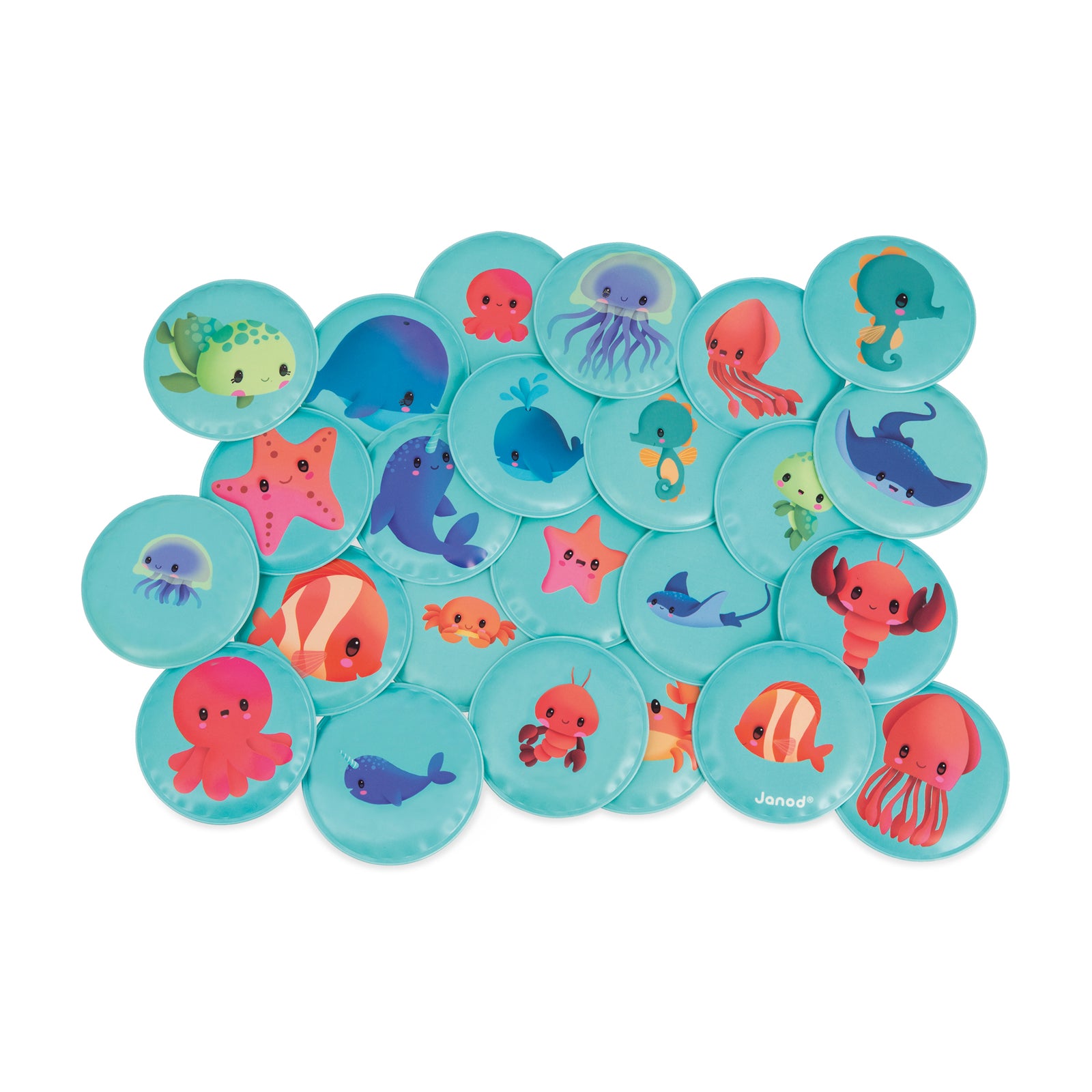 Janod Badspeelgoed - Memospel Baby Dieren