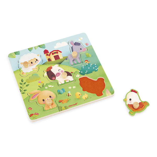 Janod Puzzel - Voelpuzzel boerderij
