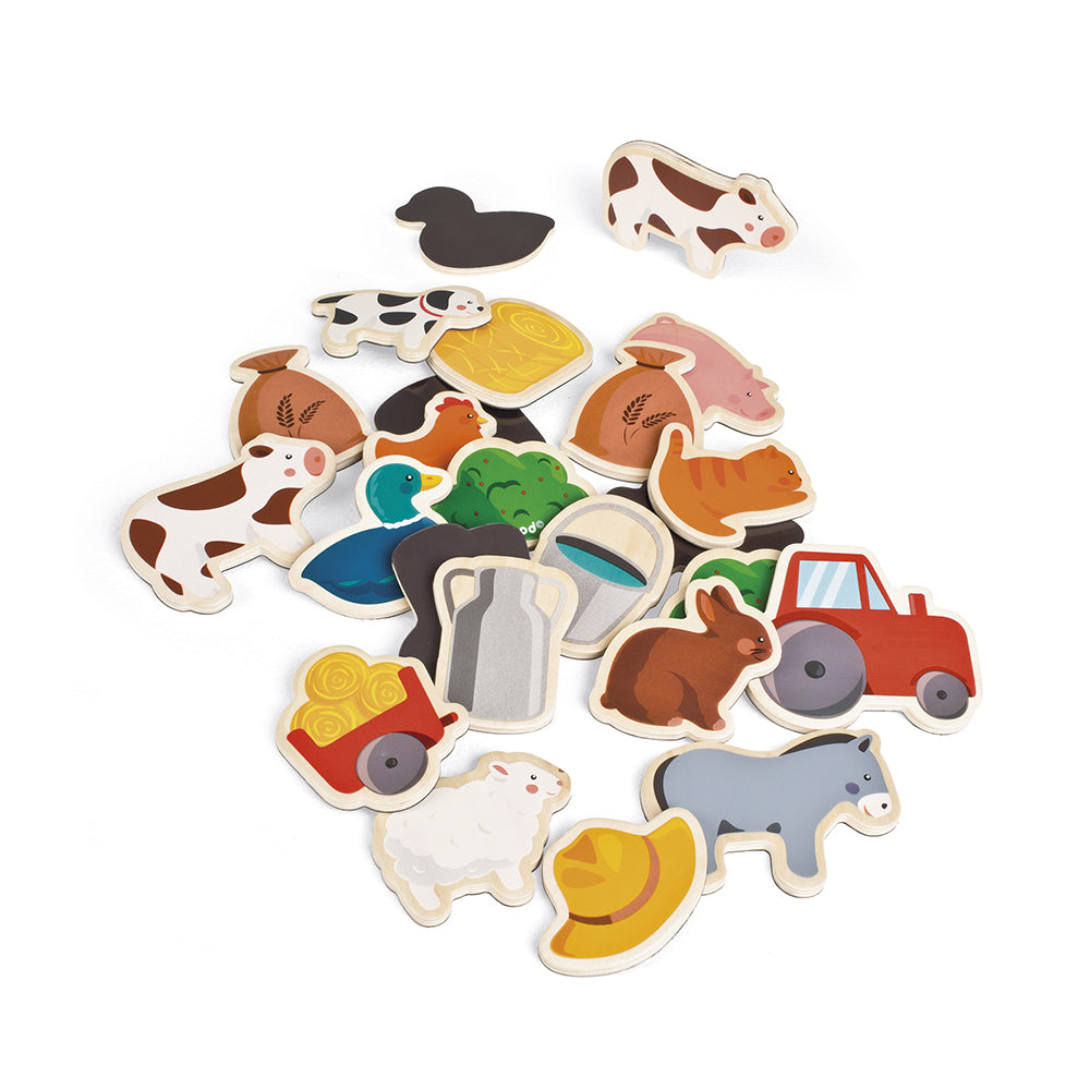 Janod - 24 Magneten Boerderij