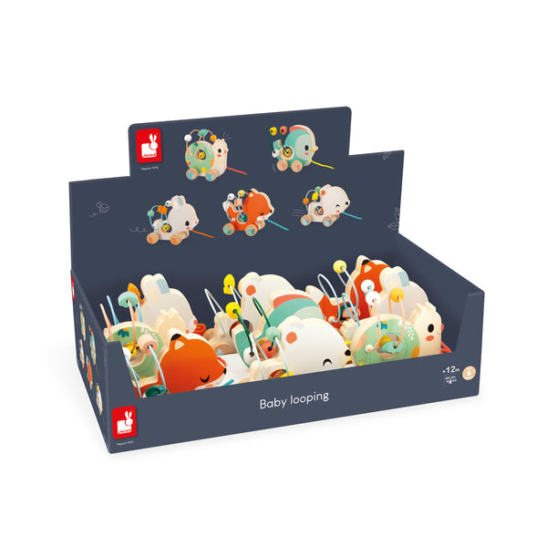 Janod Pure – Baby Looping Trekfiguurtjes Dieren