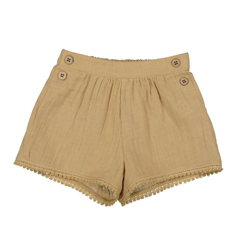 Meisjes Shorts                        van Mayoral in de kleur Caramel    in maat 86.