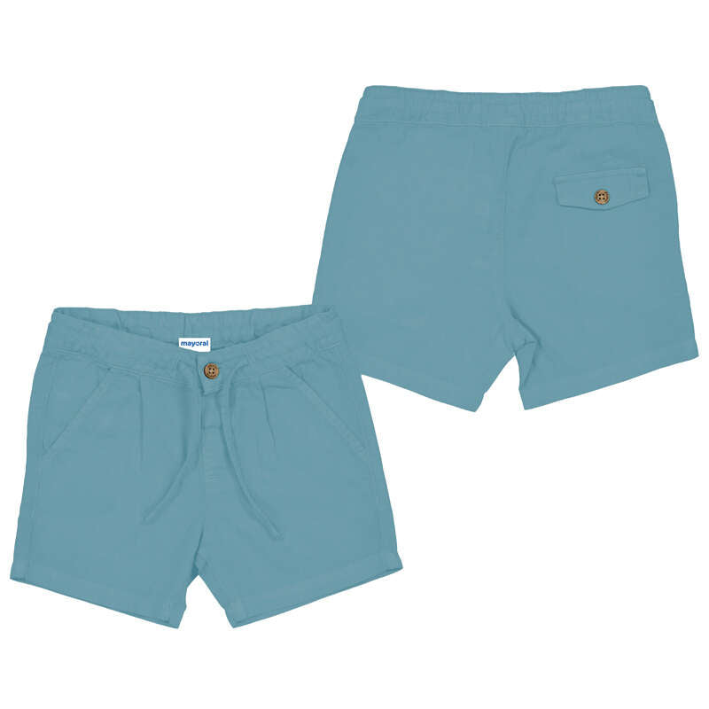 Jongens Linen bermuda                 van Mayoral in de kleur Jade       in maat 86.