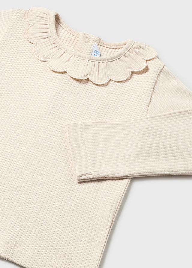 Mayoral L/s ribbed shirt