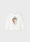 Mayoral Mockneck viscose shirt