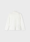 Mayoral Mockneck viscose shirt