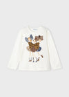 Mayoral L/s printed t-shirt