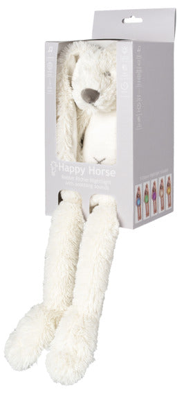 Happy Horse Ivory Rabbit Richie Nightlight with Soothing Sounds