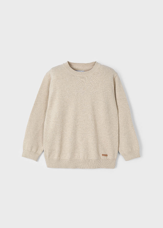 Mayoral Basic cotton jumper w/round