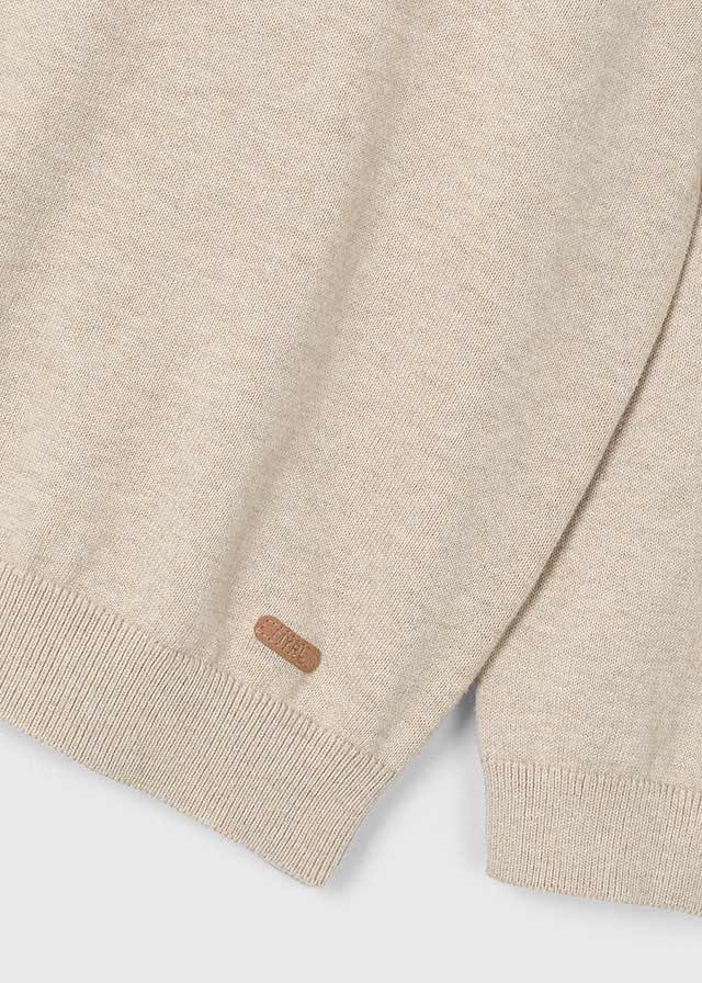 Mayoral Basic cotton jumper w/round