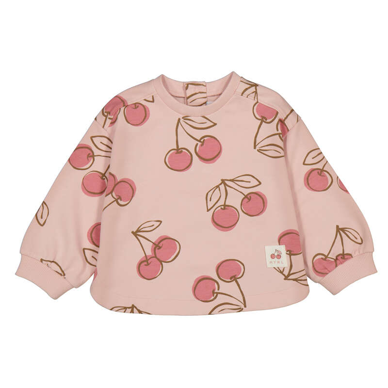 Meisjes Pullover                      van Mayoral in de kleur Peony      in maat 86.