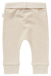 Unisexs U Pants comfort Rib Naura van  in de kleur Oatmeal Melange in maat 68.