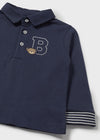 Mayoral L/s smooth detail polo
