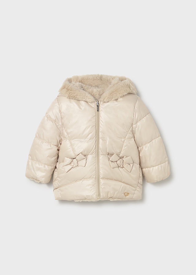 Mayoral Reversible faux fur jacket
