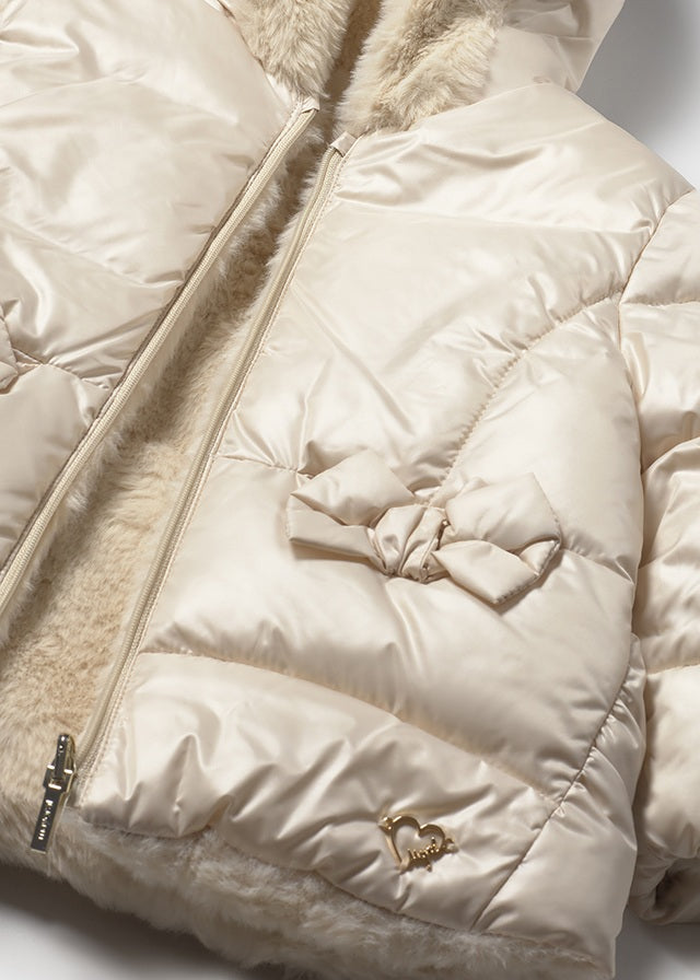 Mayoral Reversible faux fur jacket