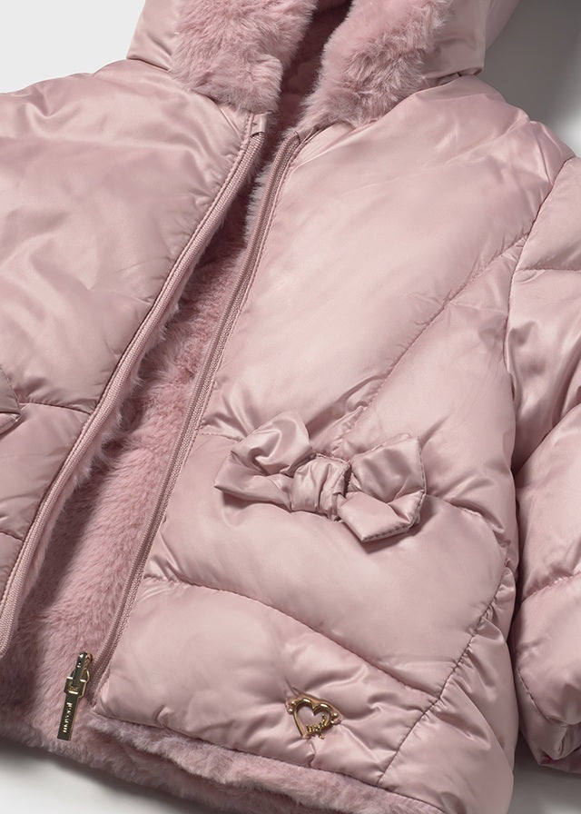 Mayoral Reversible faux fur jacket