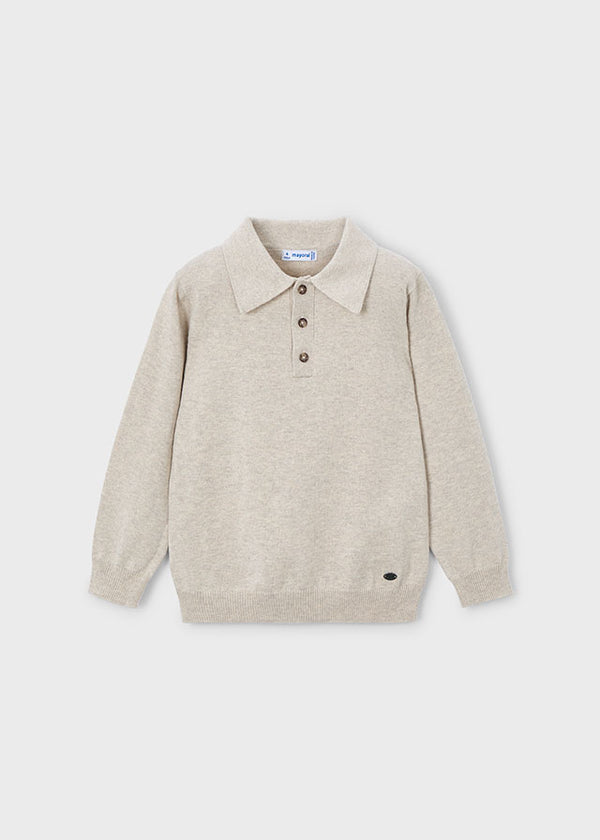 Mayoral L/s knit polo