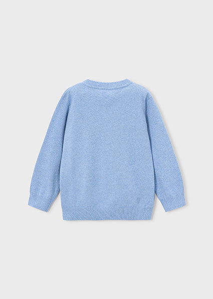 Mayoral Basic cotton jumper w/round