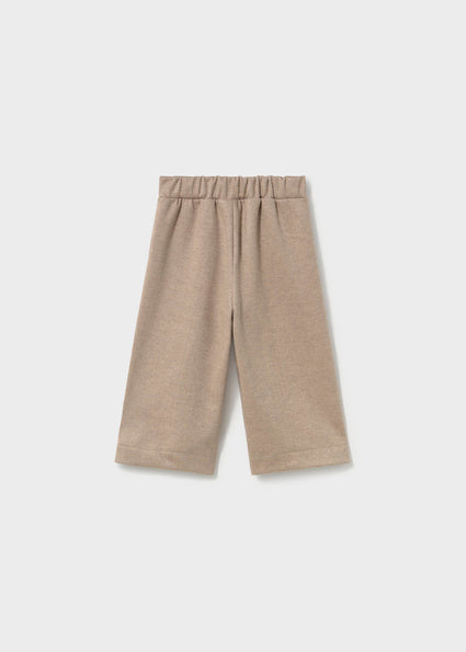 Mayoral Twill knit trousers wide leg