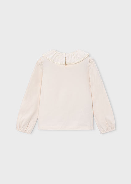 Mayoral Ruffled neckline blouse