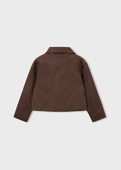 Mayoral Double-faced suede jacket