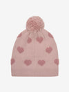 Minymo Soft Teddy Pile Knit with Hearts