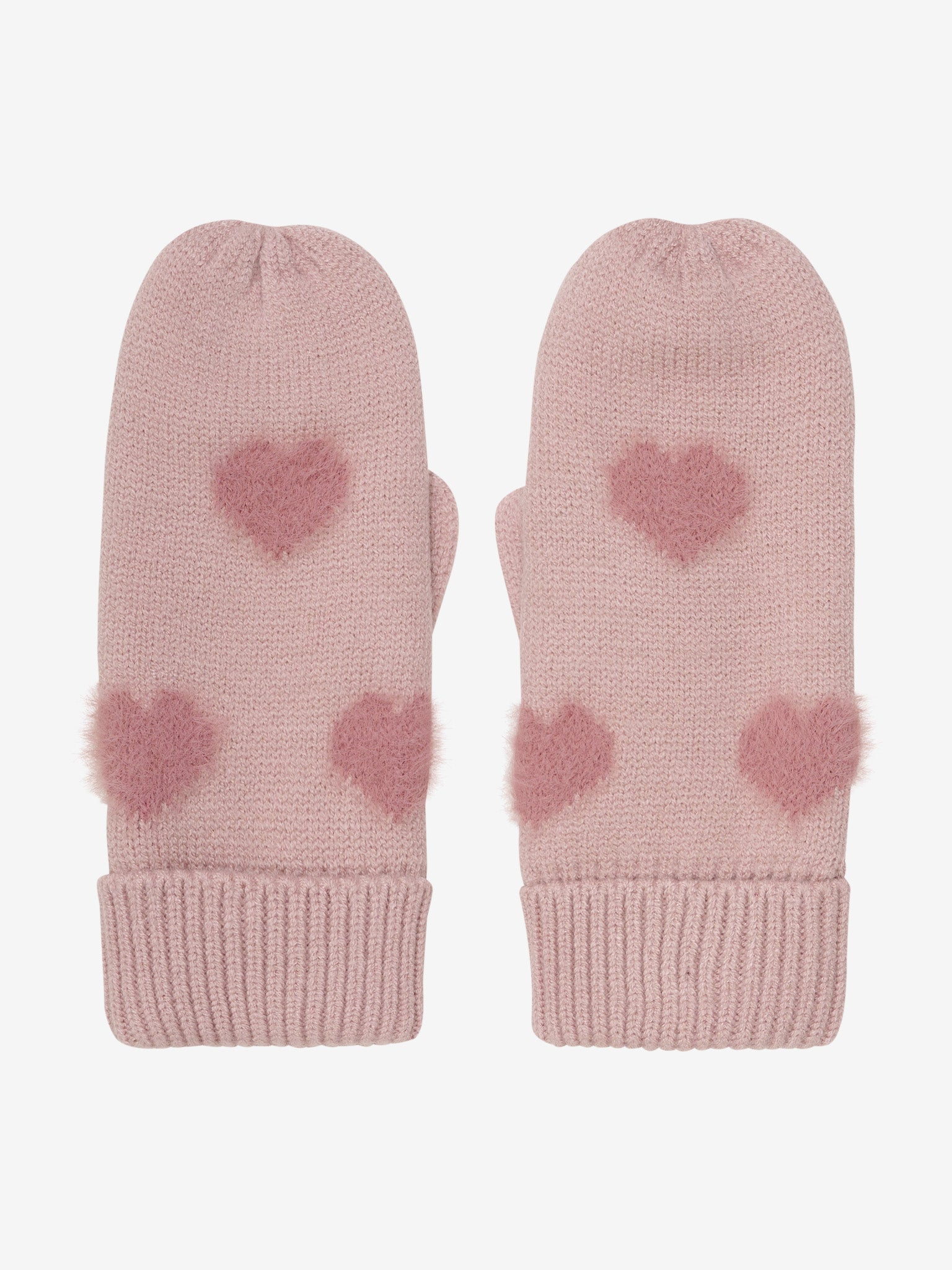 Minymo Knitted Mittens Soft Teddy
