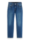 Jongens DEAN LOOSE TAPERED JEANS  van Scotch & Soda in de kleur CLASSIC BLUE in maat 176.