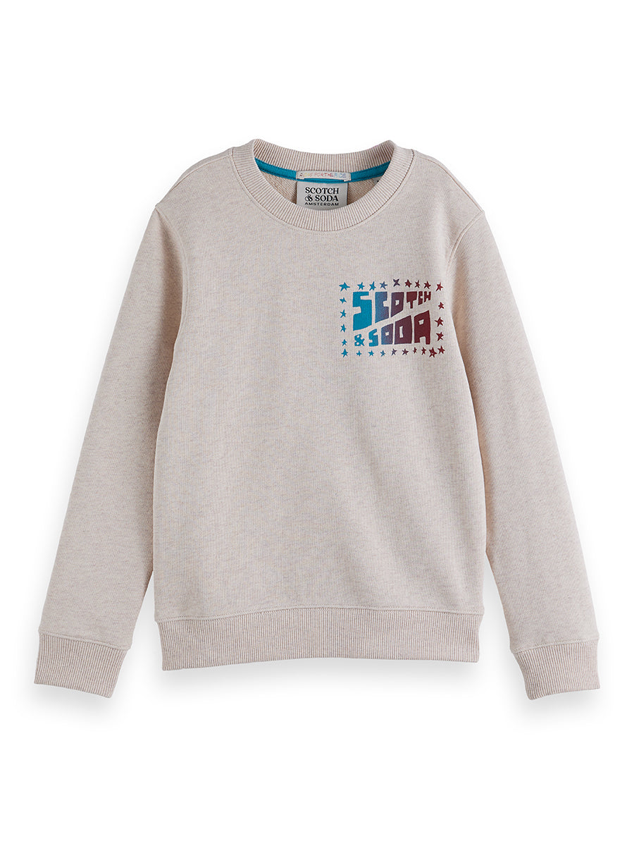 Scotch & Soda FRONT ARTWORK REGULARFIT SWEATSHIRT