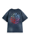 Jongens BACK ARTWORK LOOSEFIT TSHIRT van Scotch & Soda in de kleur CARBON in maat 176.