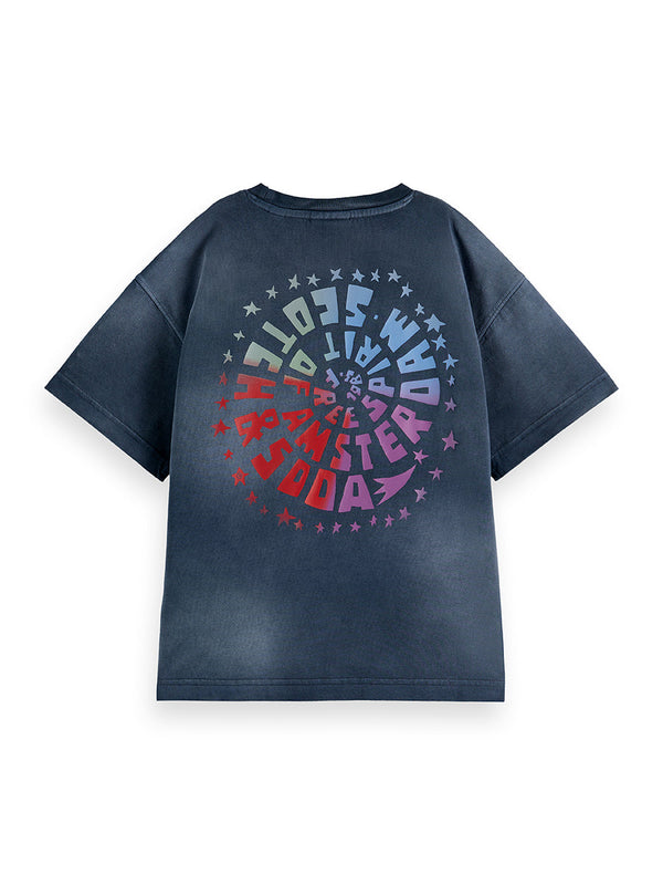 Scotch & Soda BACK ARTWORK LOOSEFIT TSHIRT