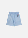 Jongens COTTON CHAMBRAY PULLON SHORTS van Scotch & Soda in de kleur CHAMBRAY BLUE in maat 176.