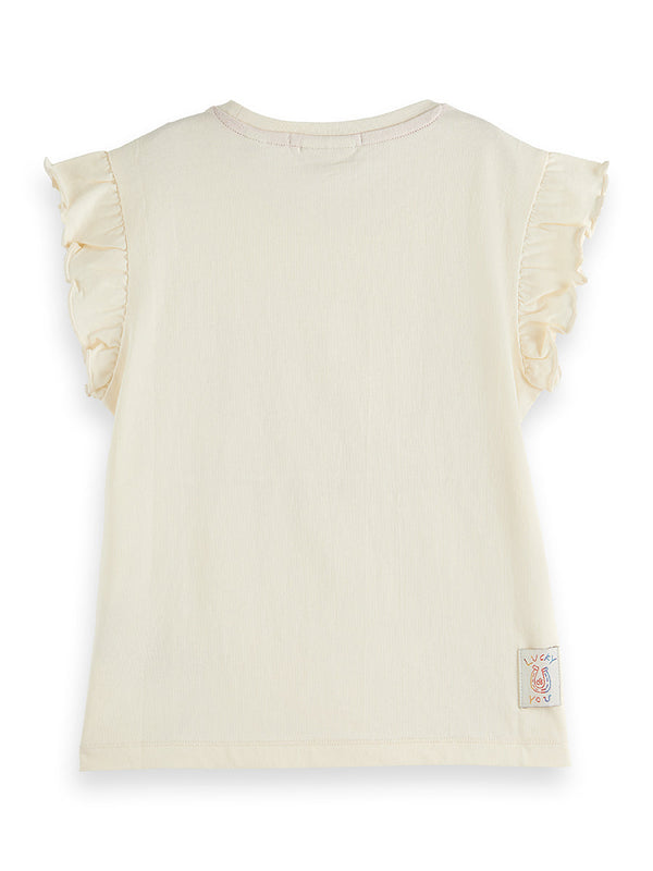Scotch & Soda FRONT ARTWORK RELAXEDFIT TSHIRT