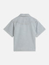 Meisjes SHORTSLEEVE DENIM SHIRT van Scotch & Soda in de kleur INDIGO STRIPE in maat 176.