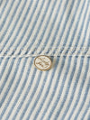 Meisjes SHORTSLEEVE DENIM SHIRT van Scotch & Soda in de kleur INDIGO STRIPE in maat 176.