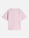 Meisjes FRONT AND BACK ARTWORK SHORTSLEEVE SWEATSHIRT van Scotch & Soda in de kleur LILAC SNOW in maat 176.