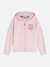 Meisjes VISCOSEBLEND RELAXEDFIT ZIPTHROUGH HOODIE van Scotch & Soda in de kleur LILAC SNOW in maat 176.