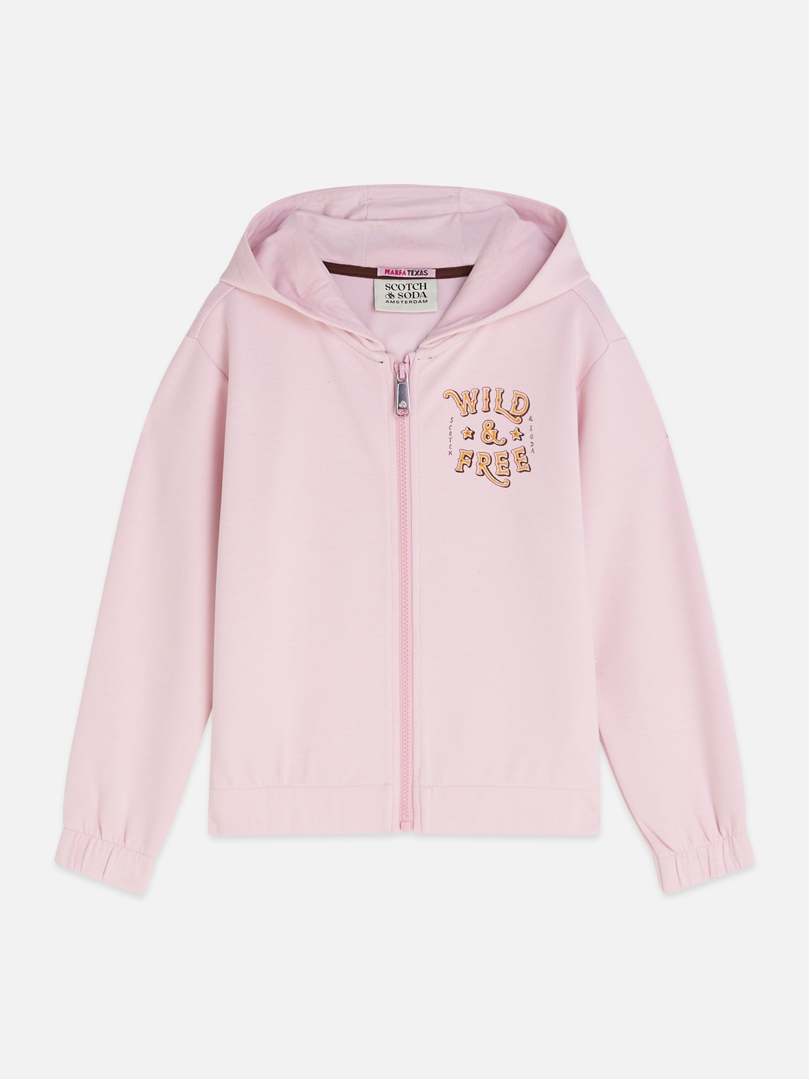Scotch & Soda VISCOSEBLEND RELAXEDFIT ZIPTHROUGH HOODIE