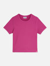 Meisjes SEASONAL CORE RIBBED SLIMFIT TSHIRT van Scotch & Soda in de kleur ROSE VIOLET in maat 176.