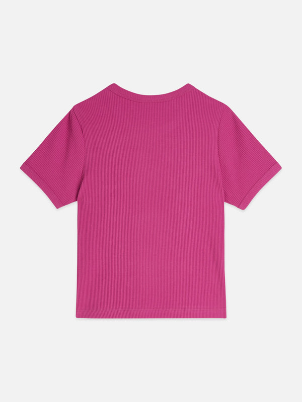 Scotch & Soda SEASONAL CORE RIBBED SLIMFIT TSHIRT