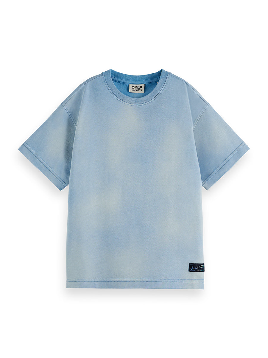 Scotch & Soda BACK ARTWORK RELAXEDFIT WASHED TSHIRT