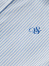 Jongens CORE YARNDYED STRIPED OXFORD SHIRT van Scotch & Soda in de kleur BLUE STRIPE in maat 176.