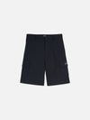 Jongens COTTONLINEN CARGO REGULARFIT SHORTS van Scotch & Soda in de kleur CARBON in maat 176.